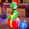 LED Vánoční Dinosaurus Nafukovací Dekorace na Zahradu