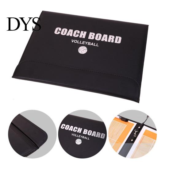 Handheld Dry Erase Clipboard Foldable Volleyball Coaching Board with Pen Lightweight Portable Teaching Tool