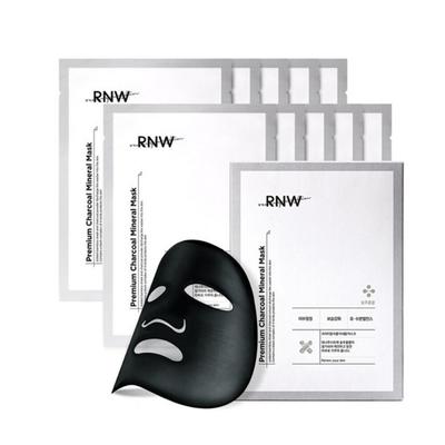 RNW Premium Charcoal Mineral Mask - 1pack (10pcs)