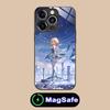 Game GI Lumine Glass MagSafe Mobile Phone Case for iPhone 17 16 15 14 13 12 11 Air Pro Max Plus Mini Colorful Cover