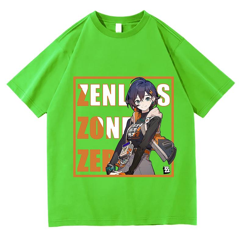 

Miyabi ZZZ Zenless Zone Zero BELLE Print Tshirt Tee Unisex Fashion Casual Design Graphic Women Unisex Clothing Cotton Tops Clothes 4XL