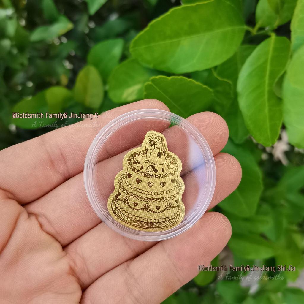 999 Guldfolie Mobilklistermärke - Inflödande Rikedom, Välståndsguden Födelsedagspresent