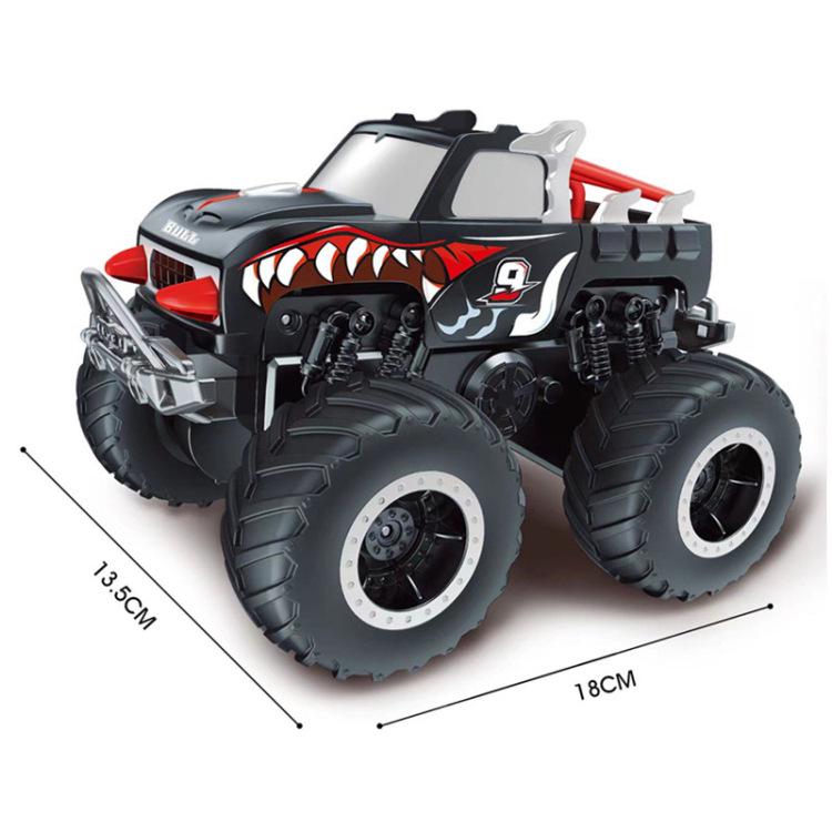 IQ0EM Amphibious Off-Road Stunt RC Car: High-Speed Big Foot, Drifting Climber