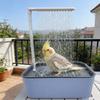 Articoli per animali domestici - Vaschetta da bagno per pappagalli - Acqua a circolazione automatica - Vaschetta da bagno elettrica - Stanza per la doccia per uccelli domestici