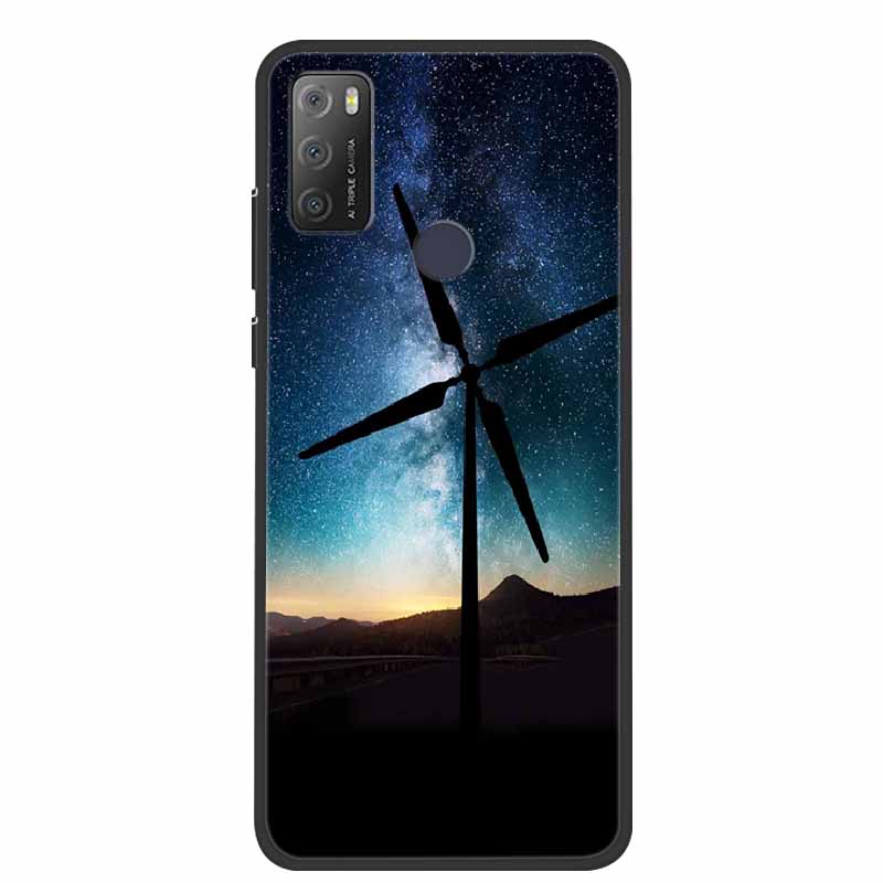 For Alcatel 1S 2021 Case Silicone Waterproof TPU Soft Phone Case For Alcatel 1S 1 S 2020 Capa Cartoon Coque Funda For 1SE 2020