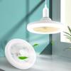 E27 Screw Fan Light Intelligent Remote Control Silent Ceiling Fan Lighting Living Room Study Bedroom Indoor Led Fan