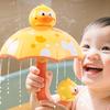 Duck Theme Shower Toy Water Sprinkler Bath Toy For Toddler Fun Bathtub Playset Bathroom Pool Baby Bathing Accessory
