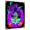 Custom Anime Character Metal Wall Art Home Decor Fantasy Gaming Room Decoration Durable Iron Poster
