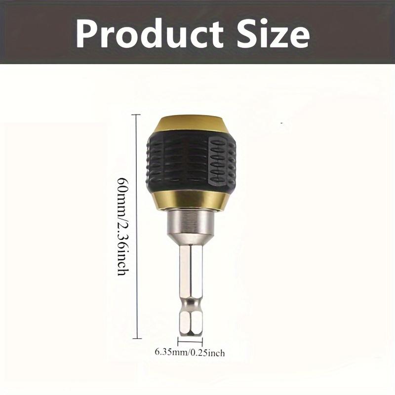 11PCS Quick Release Adapter Set with Hex Shank Self-Locking Bits & Magnetic Drill Tips for Electric Screwdriver/Handheld Drill