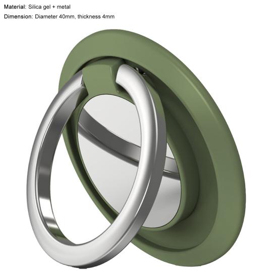 Universal 360-degree Rotating Car Magnetic Finger Ring Phone Bracket for iPhone for Samsung