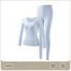 Girls' Wool Underwear Set with Chest Pads for Junior High Students - Warm Autumn/Winter Basics