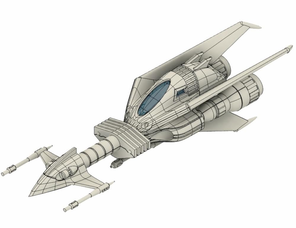 HMA Message from Galactic Wars Liabe Special Scale Plastic Model Space 1/144 (Spaceship)