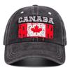 Men Women CANADA Letter Embroidery Baseball Cap Maple Leaf Flag Printed Hat Casual Adjustable Snapback Hip Hop Golf Sport Caps