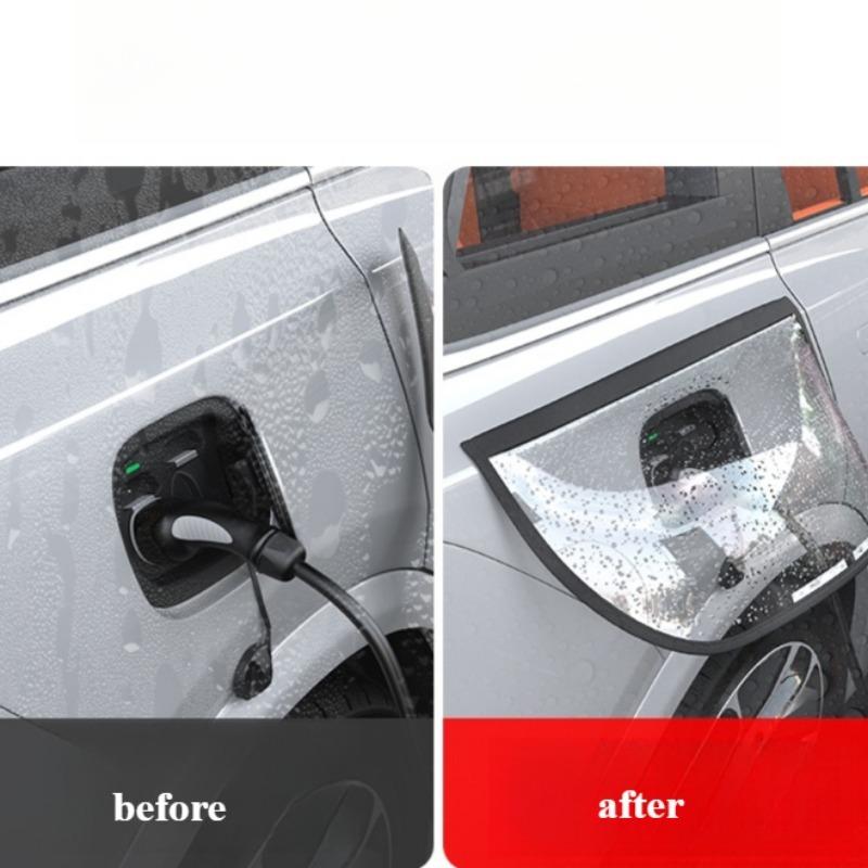 LI AUTO L6/L7/L8/L9/MEGA Car Charging Rain Cover Waterproof New Energy Protection Equipment Modification  adsorption