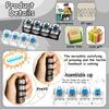 Beleuchtet LED Tastatur Schlüsselanhänger Fidget Spielzeug Clicker Sensorisches Spielzeug Stressabbau für Tastatur Schlüsselanhänger Fidget Gadget für Erwachsene Spielzeug