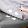 Double-sided Stickers Anti-curling Carpet Tape Pads Non-slip Stickers Carpet Gripper Mat- Anti-Skid Square Stickers 5Pcs