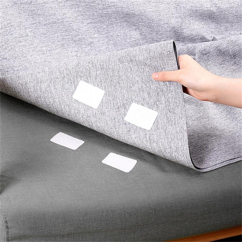 Double-sided Stickers Anti-curling Carpet Tape Pads Non-slip Stickers Carpet Gripper Mat- Anti-Skid Square Stickers 5Pcs