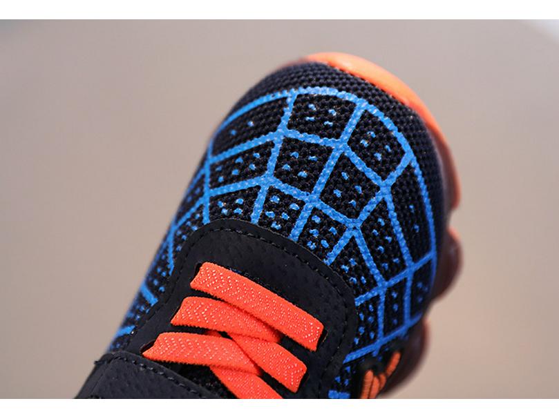 Kids' 2026 Spring Light-Up Running Shoes, Boys' Soft Sole, Non-Slip, Breathable, Toddler Sports Sneakers