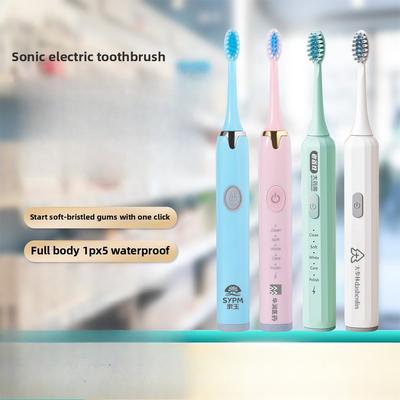 Elektrische Zahnbürste Weiche Borsten Wiederaufladbar Automatische Schallzahnbürste