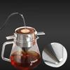 Stainless Steel Coffee Filter Cup Reusable Cone Coffee Filter Pour Over Coffee Maker Folding Filter Cup for Drip Espresso & Tea
