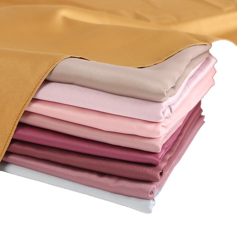 Middle Eastern Women's Sun Protection Imitation Silk Satin Headscarf
