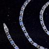 New Luxury 925 Silver Special 2MM Flat Clavicle Chains Necklaces for Men Women Wedding Jewelry Christmas Gifts 40-75cm