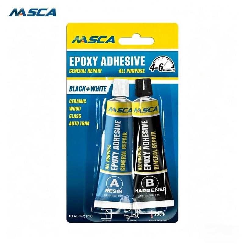 2 Part Epoxy Resin Adhesive 5-6 Min Fast Setting High Strength Glue for Metal Ceramic Glass Repair