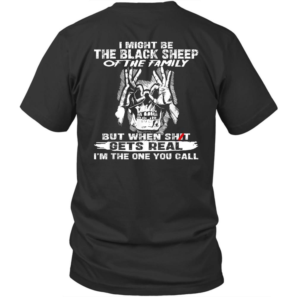 

Printed On Back I Might Be The Black Sheep Of The Family Unisex Shirt Gift S