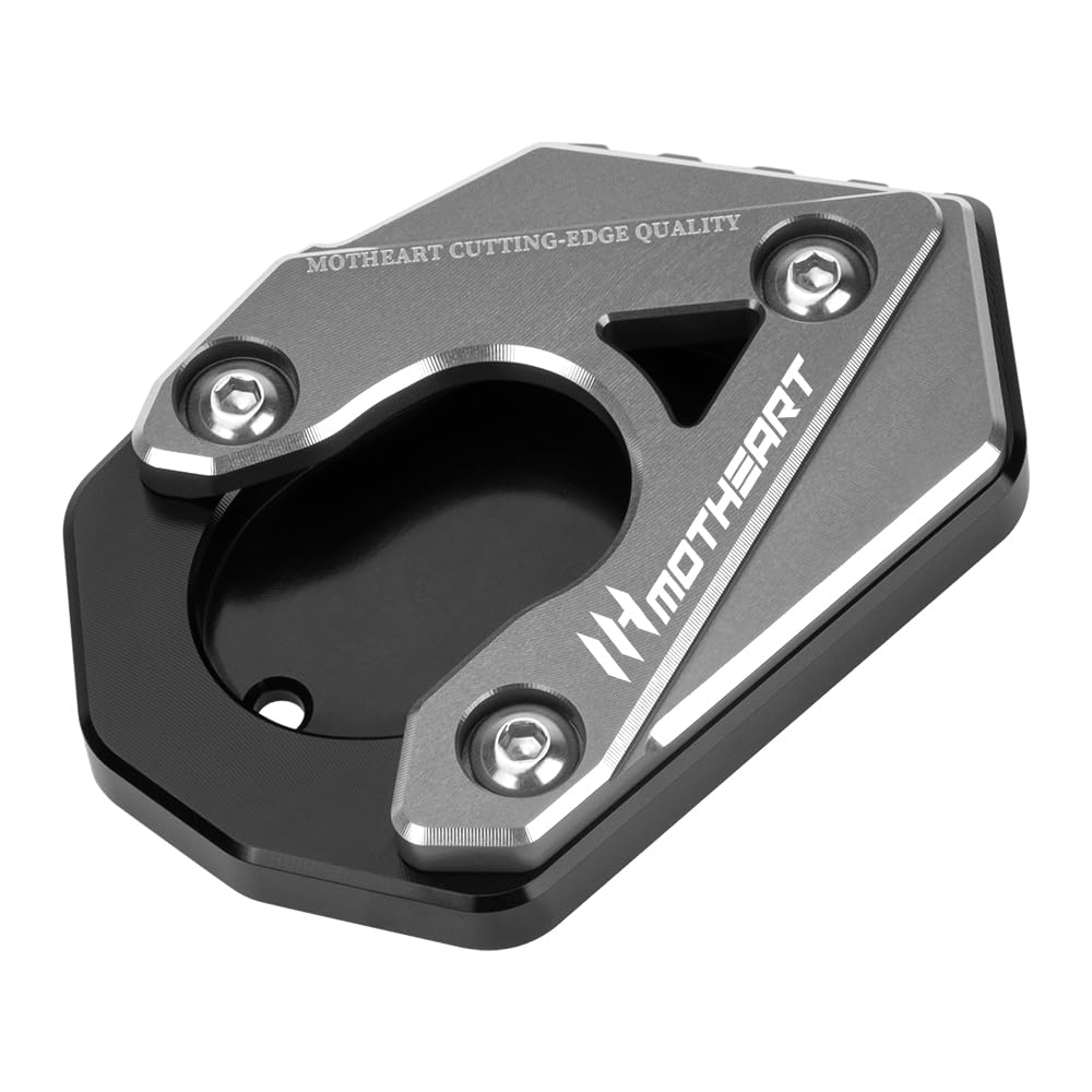 MotHeartCNC Motorcycle Side Stand Foot Enlarger Compatible with Ninja500/ZX4R/Z500 24-25