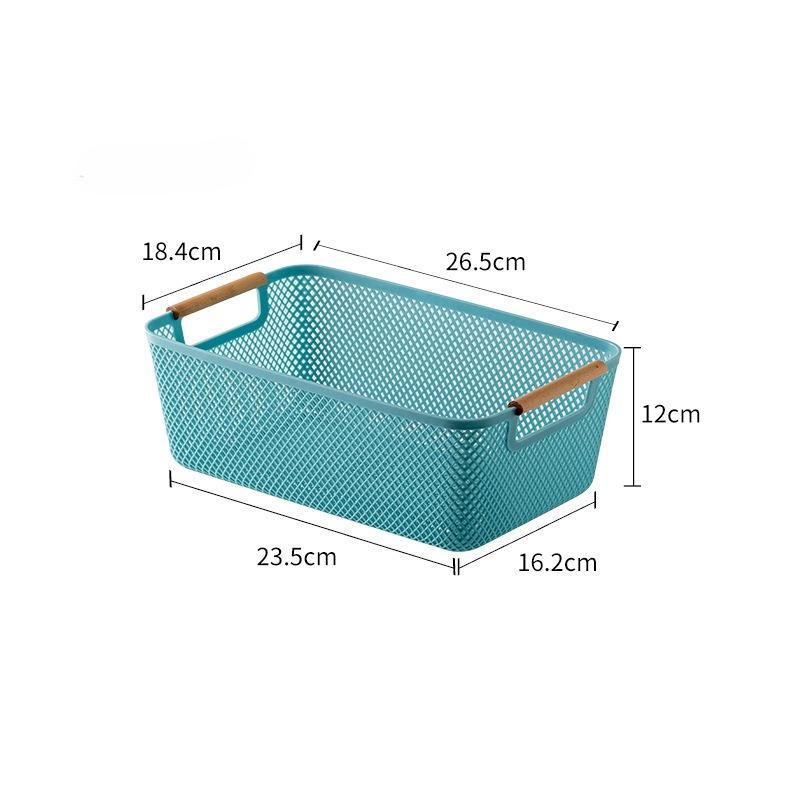 Multi Functional Hollow Storage Basket, Bathroom Bedside Table, Kitchen, Fruit and Vegetable Storage Basket