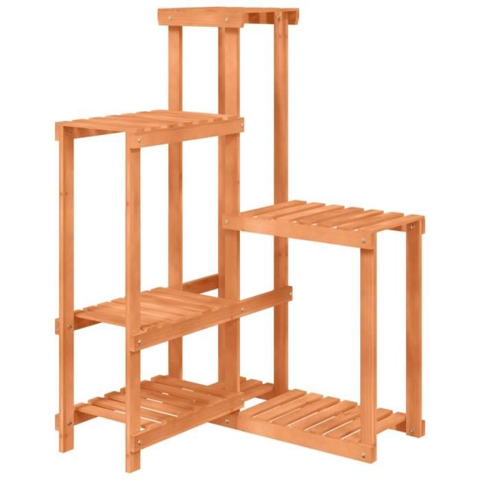 VidaXL Support à fleurs 62,5x61,5x101,5 cm bois massif de sapin 362884