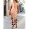 BITCED Vestidos Casuais de Manga Curta com Gola Redonda para Verão e Primavera