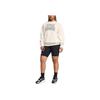Under Armour Icon Heavyweight Terry Buchstabenprint Bequemer gerippter Rundhals-Pullover Amerikanisches Sweatshirt Damen Sweatshirt Peak-White 1386493-110