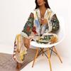 2026 Women's Clothing Personalized Graffiti Casual Lapel Shirt Long-sleeved Fashion Suit