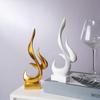 Modern Flame Small Sculpture Resin Home Decor For Living Room And Office Gift