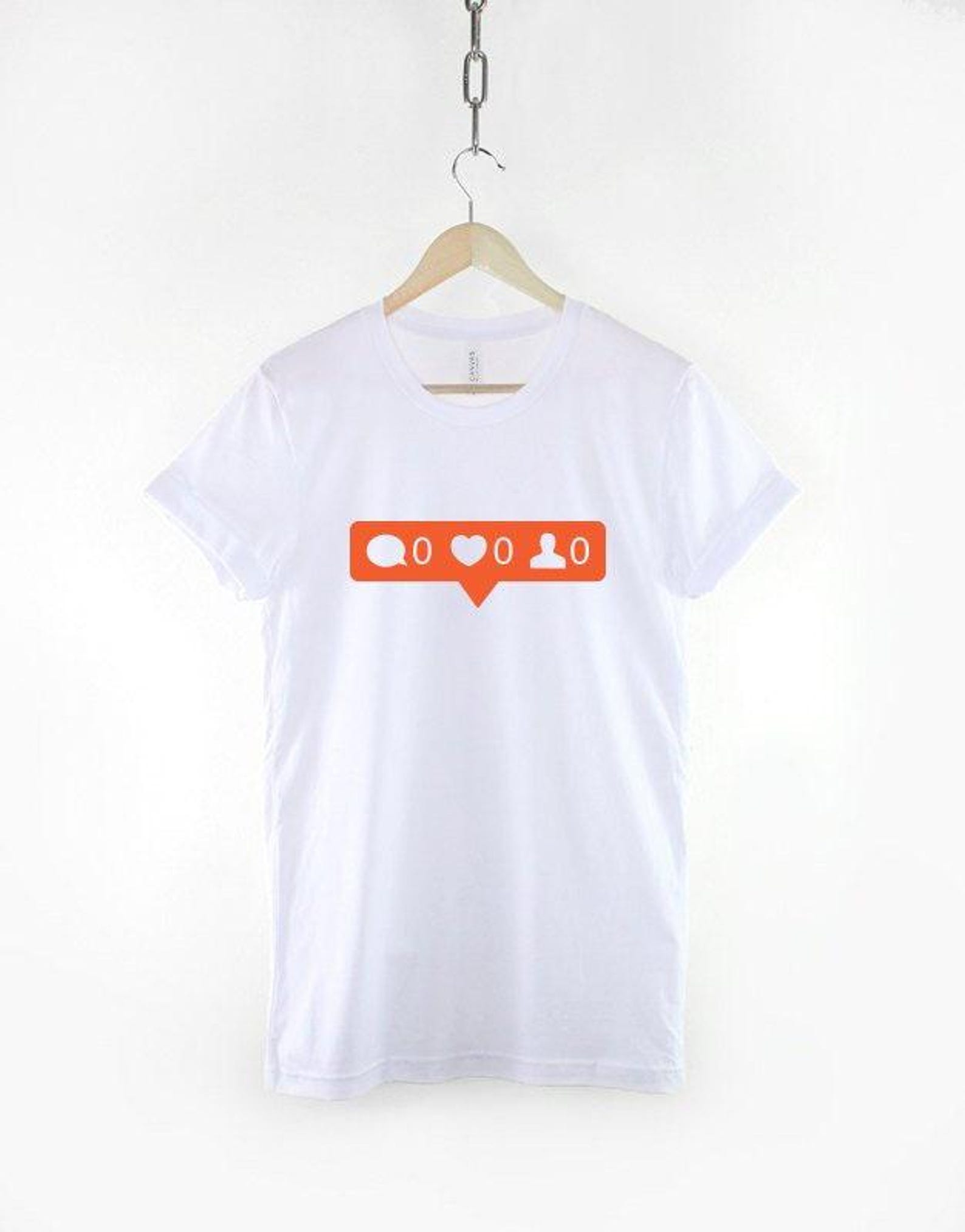 Social Media Likes Shirt, Funny Internet Culture T Shirt, Online Humor Graphic Tee, Gift for Influencer L