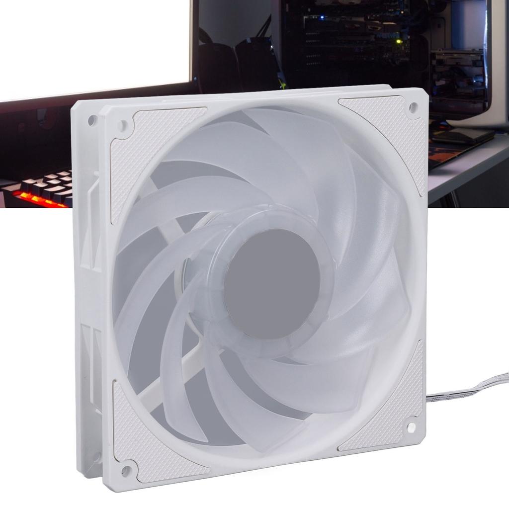 140mm CPU Fan 5V ARGB 2000RPM 4 Pin PWM MFDB Dynamic Pressure Bearing Reverse Blade Quiet Case Cooler Fan for PC
