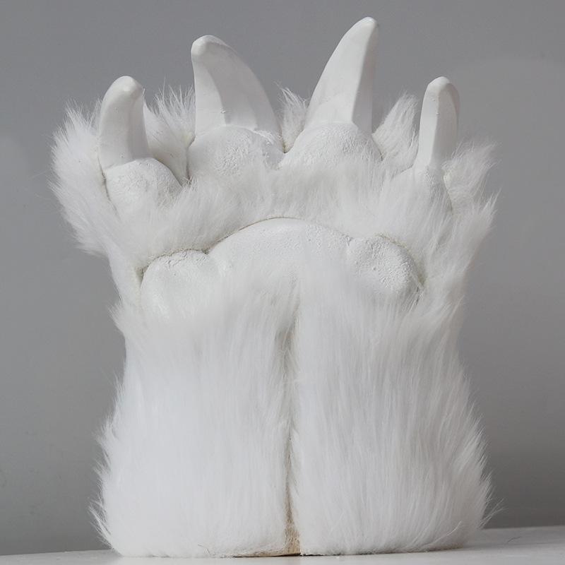 New Plush Bear Paw Gloves Halloween Cute Animal Claws Cosplay Funny Costume Props