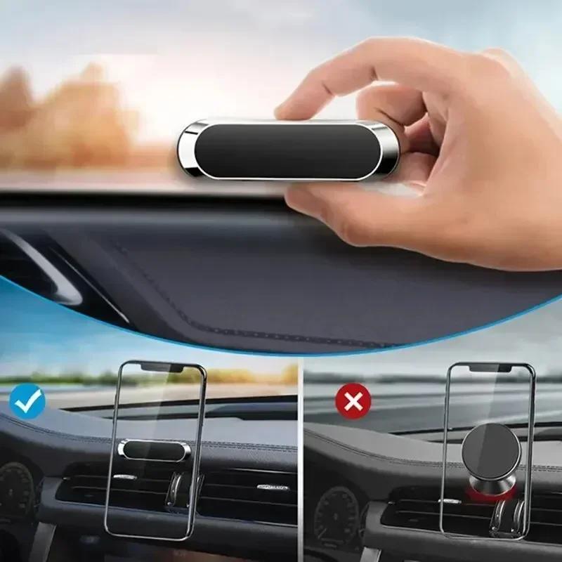 Universal Magnetic Car Phone Holder Stand Car Mount Mobile Cellphone GPS Support In Car Bracket for iPhone Huawei Samsung Xiaomi