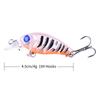 1ks 4,5cm 4g Hengjia Mini Crankbaits s chrastítky Diving Shad Pike Lure