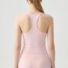 Yoga clothes, sports underwear, women's with chest pads, I-shaped vest, tight Pilates fitness, yoga top, and outer wear.