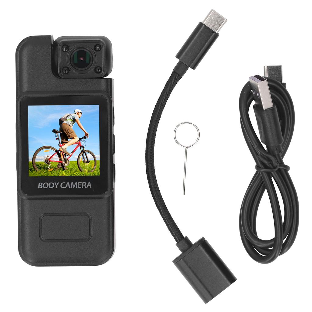 Bodycam 4K Ton Videoaufnahme Tragbarer Polizei-Wearable-Recorder Sport-DV-Kamera mit Clip