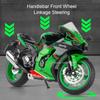 1:9 Zx-10R Gsx-1000R Motorcycle Toy Models Alloy Diecast Sound Light Shock Absorption Front Wheel Steering Ornament Motorbikes