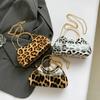 Women's Shoulder Bags with Chain  Top Handle Bags  Women's Bags  Hot Sale  Leopard  Wing Design  Luxury  Light  Dinner  Fashion