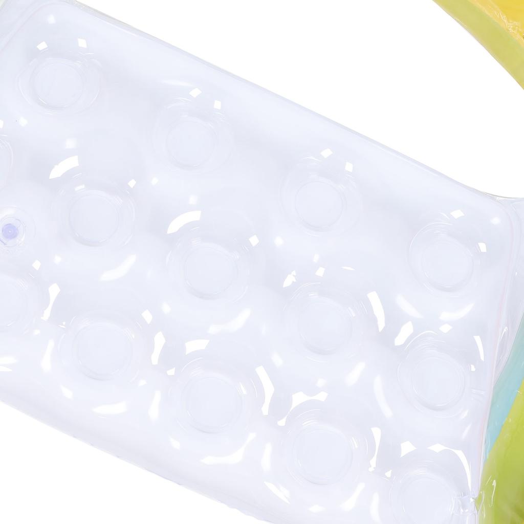 Rainbow Inflatable Chair U Seat Inflatable Single Person Swimming Pool Floating Raft Lounger S