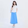 INMAN Damen Raffung Taille Schlankmachendes Kurzarm-T-Shirt
