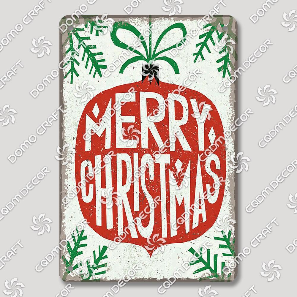 Merry Christmas Hot Cocoa Chocolate Poster Tin Signs Retro Elk Santa Claus Cookies Metal Plate Cafe Kitchen Home Decor Gift