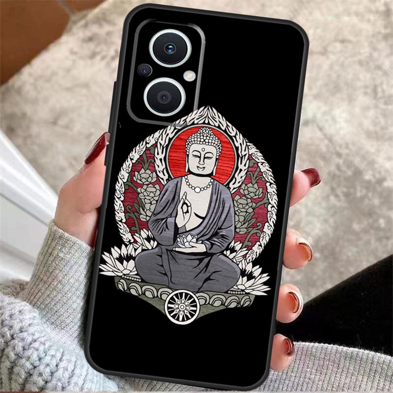 Trippy Gautama Buddha For OPPO Reno 14F 13F 12F 11F 8T 10 11 12 13 14 Pro 7 8 Lite OPPO Find X8 X6 X5 X9 Pro Case