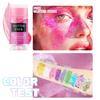 9 Colors Party Glitter Stick, Rotating Mermaid Face Glitter Stick, Rainbow Glitter for Face/Body/Hair/Eye, Washable Glitter-16g