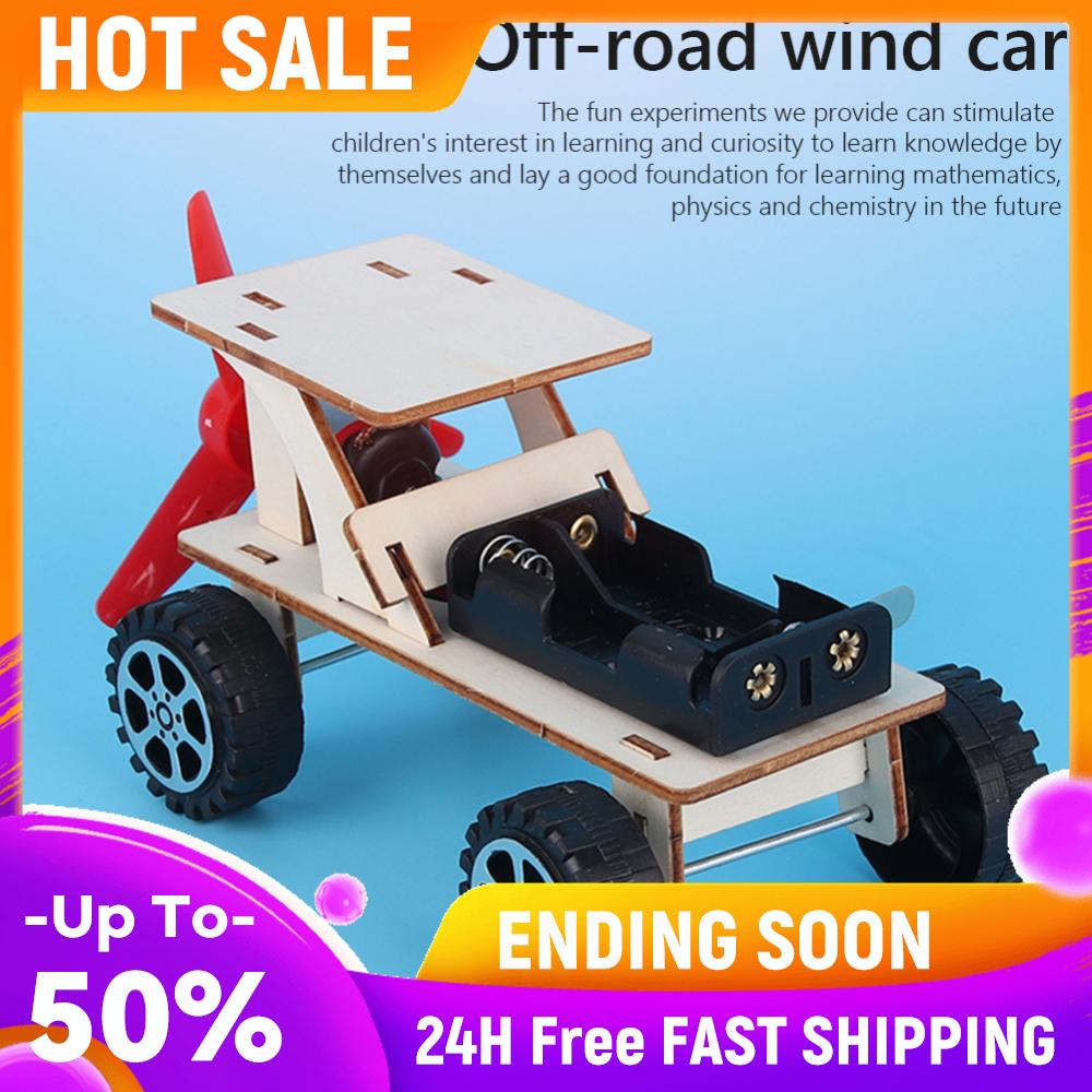 

Kids Funny Wooden Model Teaching Aid Wind-Force Car Assembled Materials Kits China Mainland